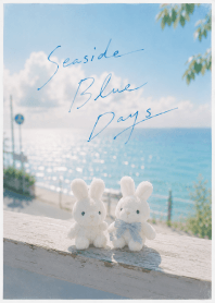 Seaside Blue Days - Rabbit Plushie -