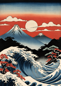 浮世絵の風景-昼 6