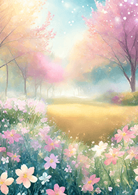 優美な春の風景の着せかえ(Spring-836)
