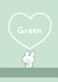 Rabbit and dull green 2