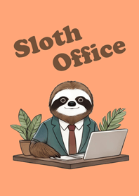 나무늘보 사무실(밝은 오렌지색)