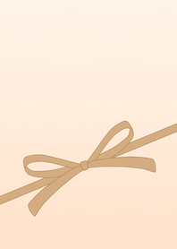 ribbon(milk tea beige)