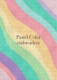 Pastel Color embroidery 21