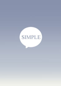 A cute and mature blue-gray gradation.
