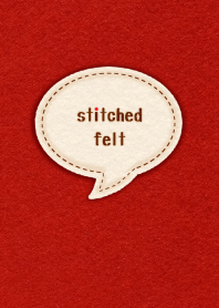 stitched felt