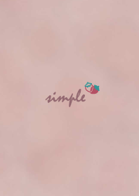 Strawberry watercolor'Dullness Pink'