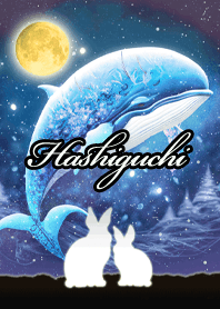 Hashiguchi Beautiful rabbit & whale