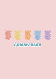yammy gummy bear / baby pink