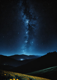 Mountain, Sea, and Moonlit Night 75b207