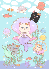Cat mermaid Gang 7