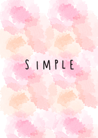 Watercolor pattern with pink.