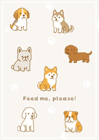 beige Dog wants to eat 02_2