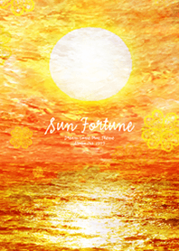 ＊運気最強太陽の浄化パワー＊油絵