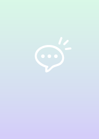 シンプルグラデーション：パープルグリーン