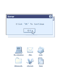 オールドコンピューター (CR) ブルー 1