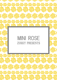 MINI ROSE yellow and white