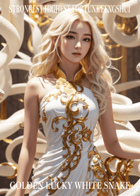 Golden Lucky White Snake 57