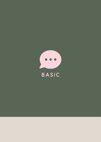 Basic / Antique Khaki Green / Beige&Pink