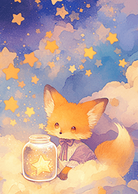 許願星の可愛狐狸❤️