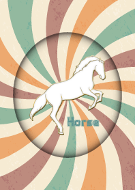 Enamel Pin horse retro 6