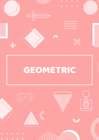 Flat Geometric Sweet Pink