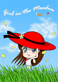 สาวน้อยในทุ่งหญ้า