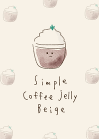 simple coffee jelly beige