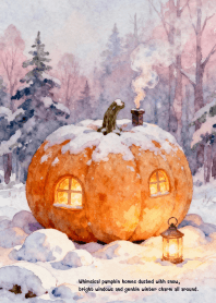 Frosted Pumpkin Town