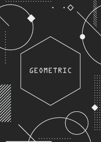 Geometric Line Black & White