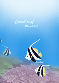 Coral reef -Moorish Idol-