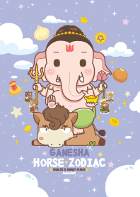 Ganesha & Horse Zodiac x Wealth