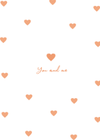 pattern_heart (JP)apricot orange