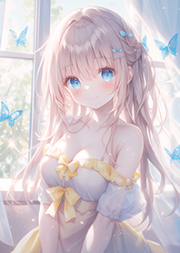 ⭐️陽光灑落金衣少女❤️