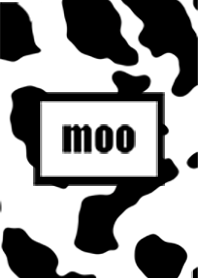 mooo - cow pattern