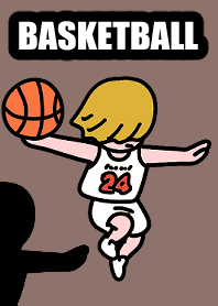 Basketball dunk 001 whitebrown