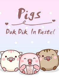 We pigs in pastel
