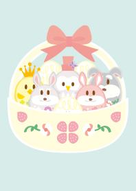 Happy Easter Miniature Schnauzer Rabbit