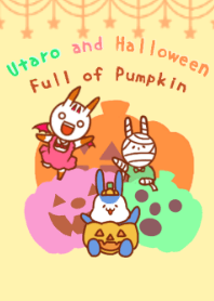 Utaro and Halloween Full of pumpkin