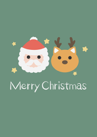 Simple -Santa and reindeer-