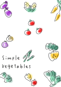 simple Vegetables Theme