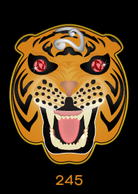 Tiger Lucky Number 245 (Orange)