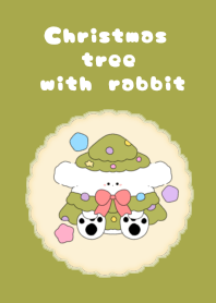 Christmas tree with rabbit1
