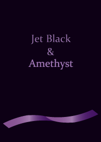 Jet Black & Amethyst