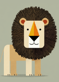 ふわふわタテガミのライオンくん