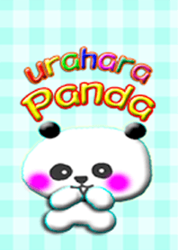 うらはら ぱんだ（ギンガムチェック）