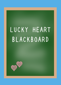 LUCKY HEART BLACKBOARD-BLUE