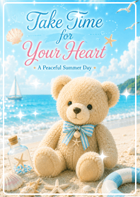 bluegreen Peaceful Seaside Teddy