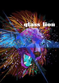 glass lion