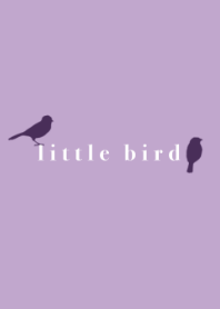 little bird-purple-