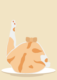 肥貓 貓咪雞腿 橘